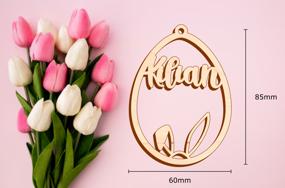 Personalized Easter Ornament - My Egg, Eigenes Oster-Ei